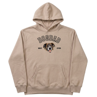 Hoodie Edición Pet Dad bordado con retrato de mascota