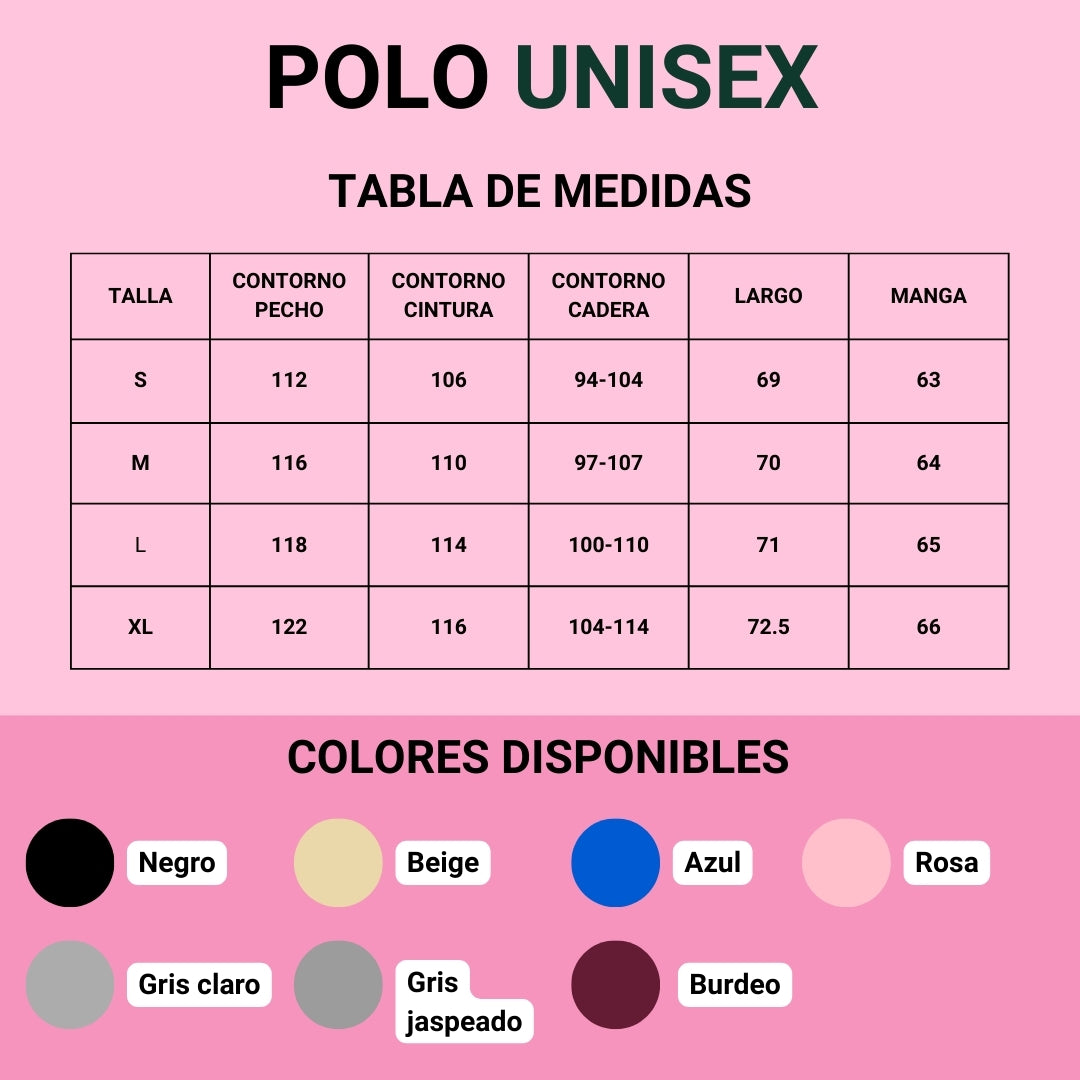Polo college 1 mascota bordada fullcolor