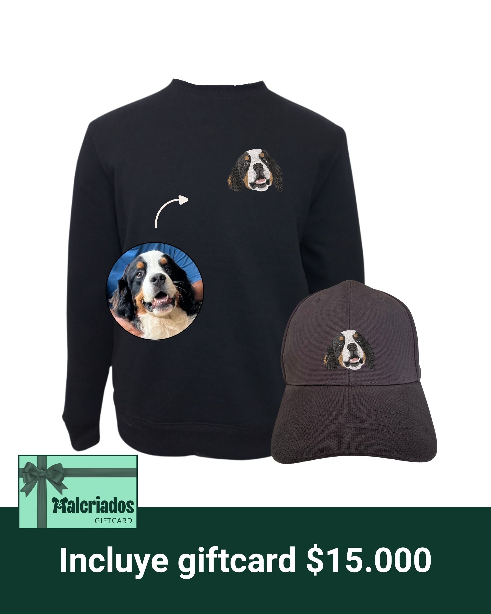 Pack con 1 regalón bordado: Polo + Jockey