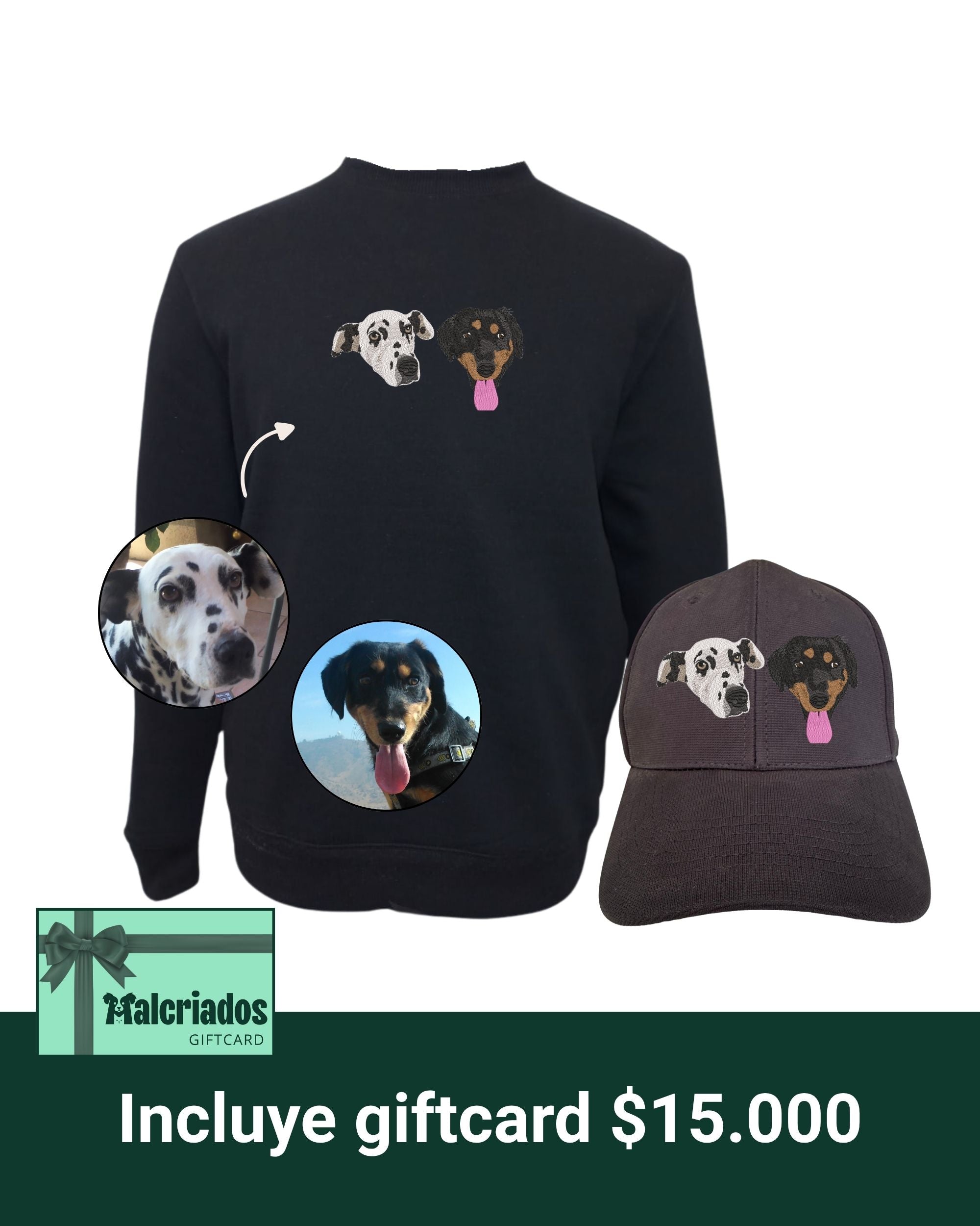Pack con 2 regalones bordados: Polo + Jockey