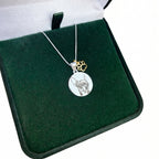 Collar con Retrato de tu Regalón Grabado en Plata