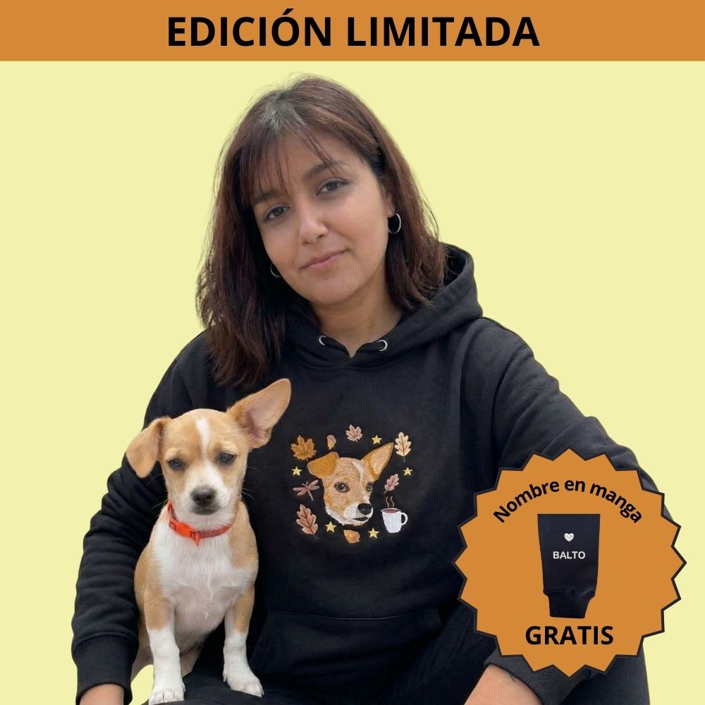 Hoodie Edición Otoño con 1 regalón bordado