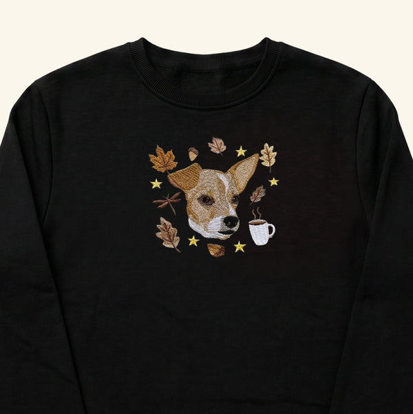 Polerón polo Edición Otoño bordado con retrato de mascota