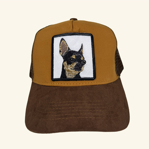 Jockey cafe con retrato de mascota bordada