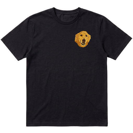 Polera bordada con retrato de mascota