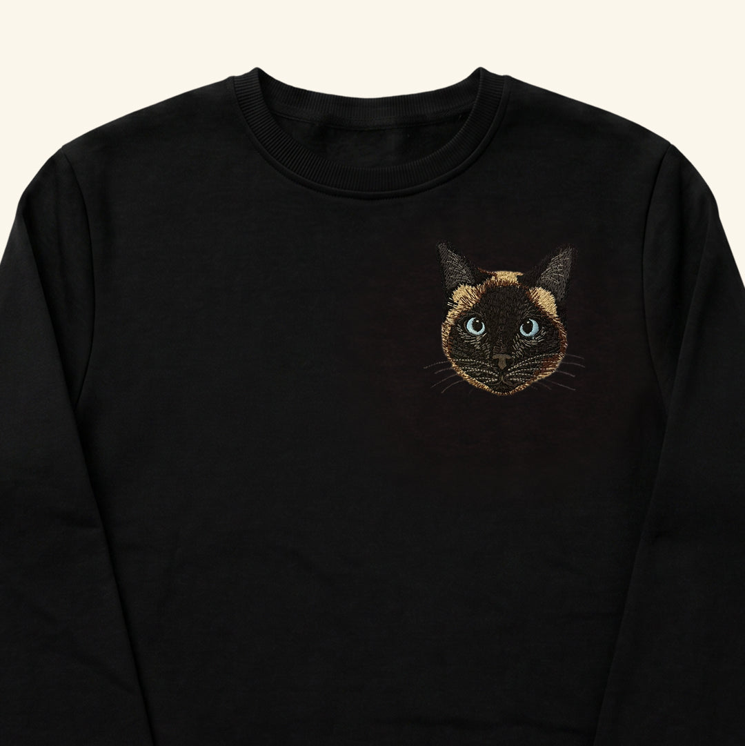 Polerón polo bordado con retrato de mascota