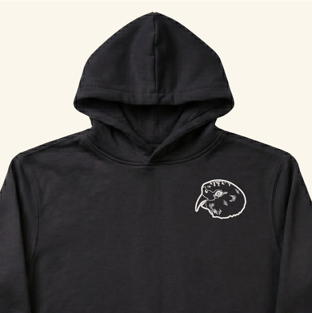 Hoodie lineal bordado con retrato de mascota