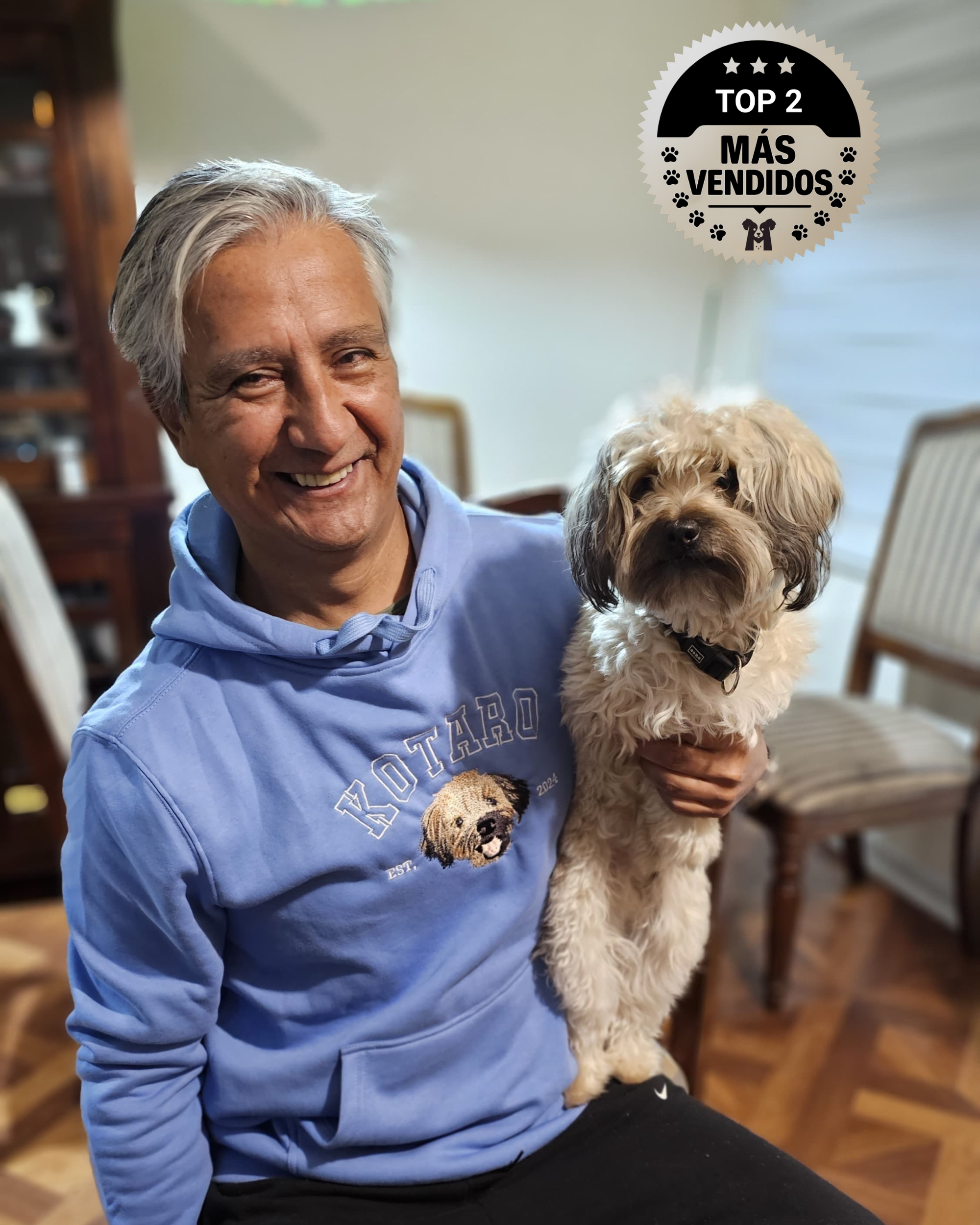 Hoodie college 1 mascota bordada fullcolor