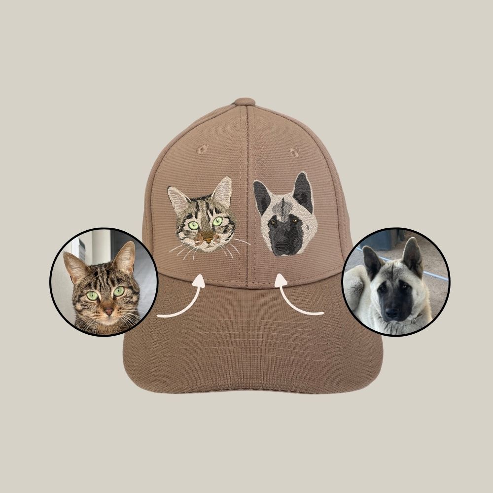 Jockey con 2 mascotas bordadas