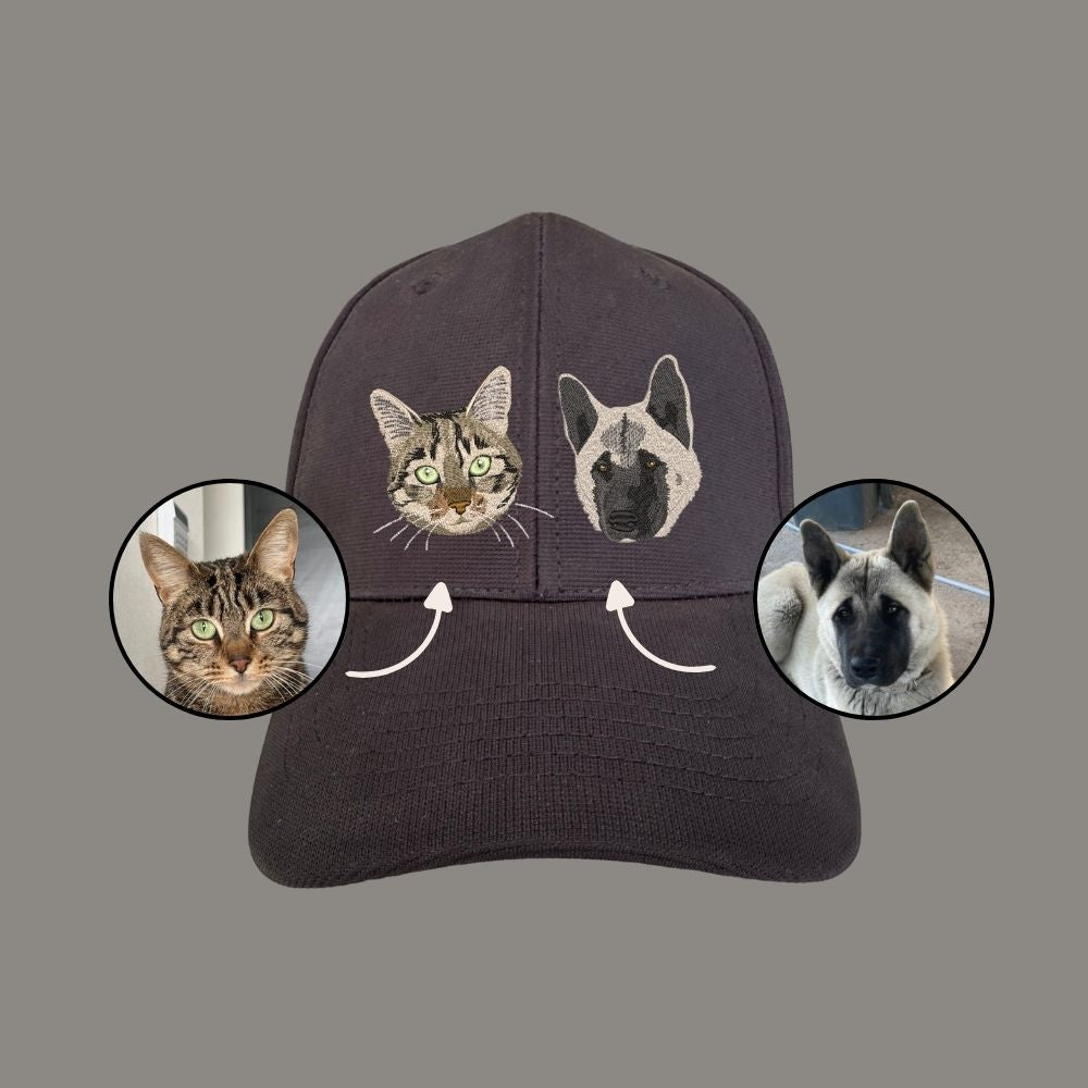 Jockey con 2 mascotas bordadas