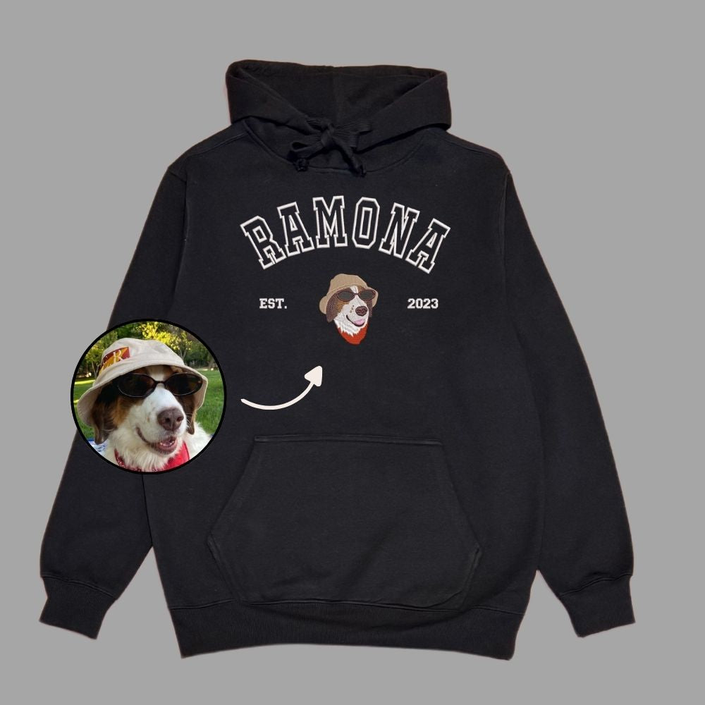 Hoodie college 1 mascota bordada fullcolor