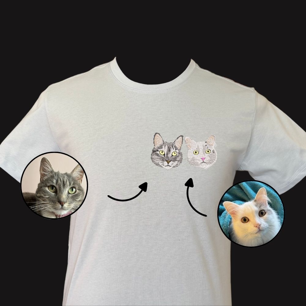 Polera con 2 regalones bordados