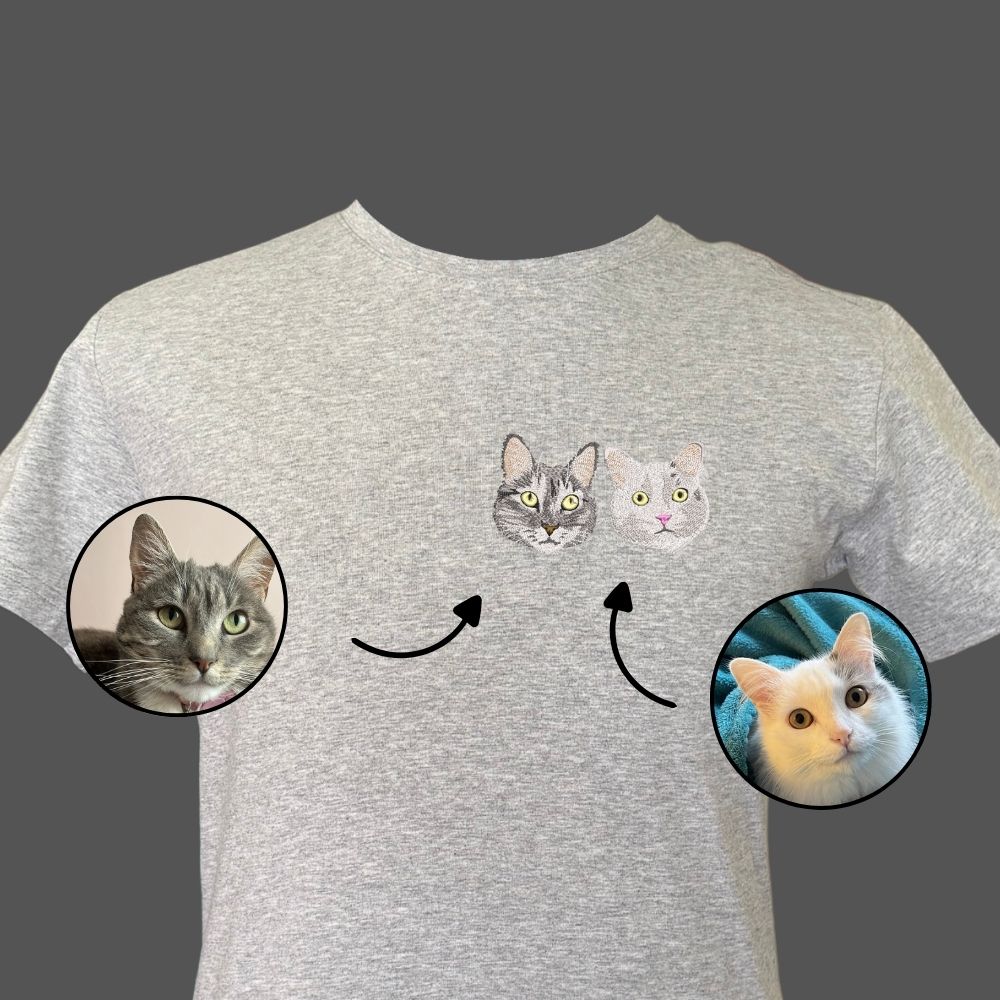 Polera con 2 regalones bordados