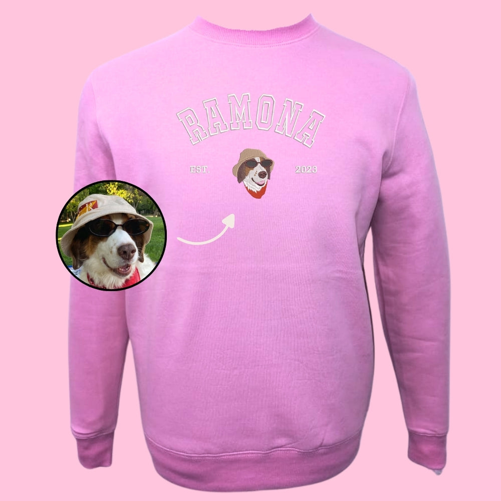 Polo estilo college con 1 regalón bordado